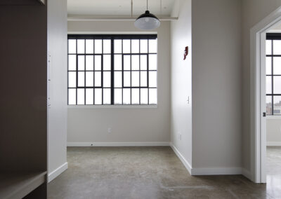 Benson Building renovated commercial space - historic preservation architect, Iowa