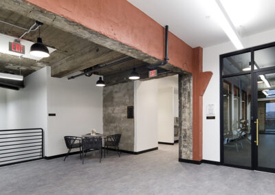 Benson Building suite interior design - historic preservation and adaptive reuse