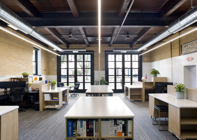 East Side Fire Station office space renovation - historic commercial building design, Sioux Falls SD