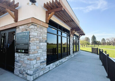 Elmwood Golf Course Clubhouse bar and lounge - country club hospitality design, Sioux Falls SD
