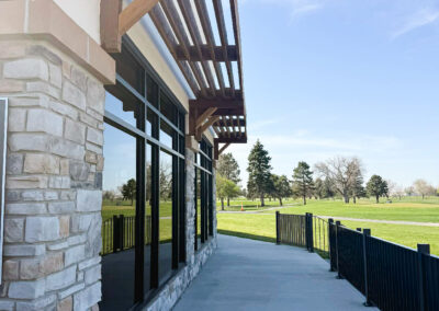 Elmwood Golf Course Clubhouse dining area - private club renovation, Sioux Falls South Dakota