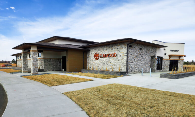 Elmwood Golf Course Clubhouse front exterior - golf clubhouse renovation design, Sioux Falls South Dakota