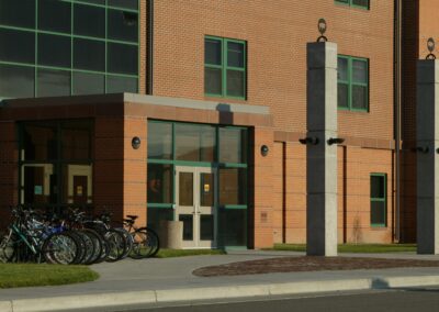 NDSU Living Learning Center exterior - university living learning design, Fargo ND