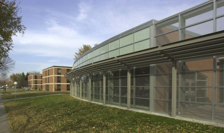 NDSU Dining Center Expansion exterior - higher education design, Fargo North Dakota