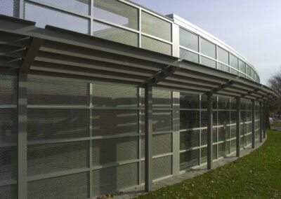 NDSU Dining Center exterior renovation - university campus dining design, Fargo ND