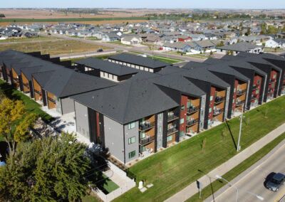 Retreat on 22nd aerial view - multifamily residential architecture, SD