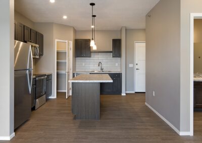 Retreat on 22nd kitchen - housing development design, Sioux Falls