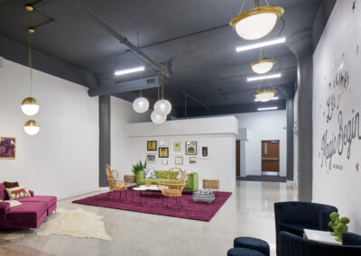 Motor Mart Commerce Building design detail - commercial renovation architect, Iowa