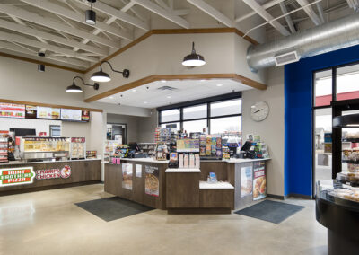 CHS Zip Trip convenience store interior - commercial building design, Sioux Falls SD