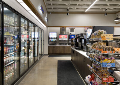 CHS Zip Trip store interior layout - commercial building design, South Dakota