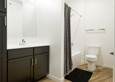 Sage Meadow Apartments bathroom design - multi-family residential architecture