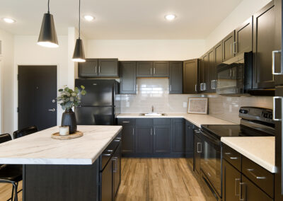 Sage Meadow Apartments kitchen - housing community design, Sioux Falls SD