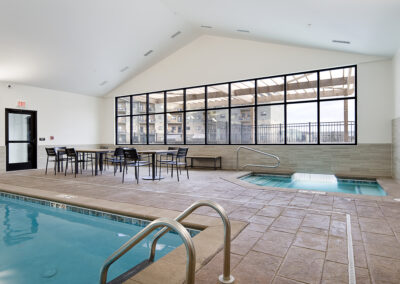 Sage Meadow Apartments indoor pool space - residential architecture, SD