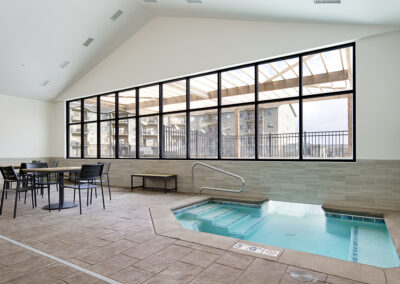 Sage Meadow Apartments indoor pool space - residential architecture, SD