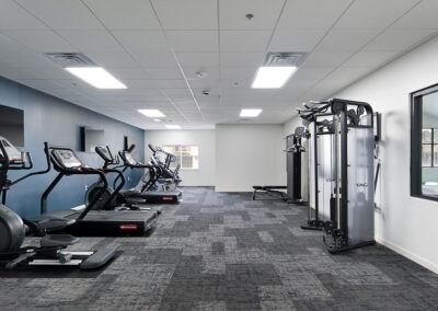 Sage Meadow Apartments workout space - apartment architecture, Sioux Falls SD