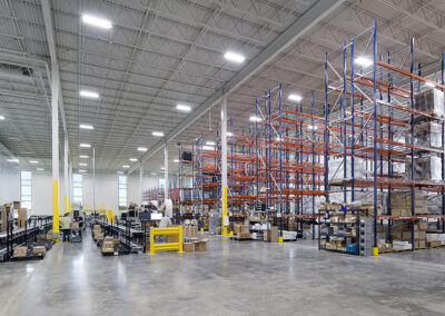 Modern distribution center and warehouse ASRS and package automation systems